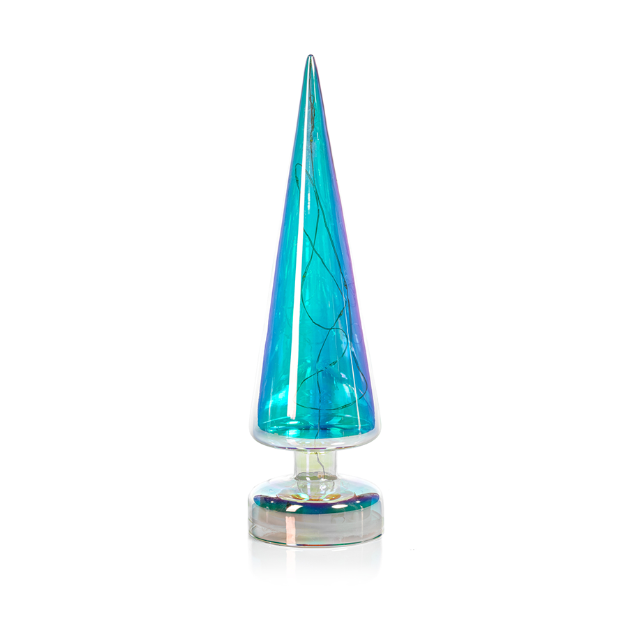 LED Luster Tree - Silver Rainbow - Christmas Trees by Carlyle Avenue