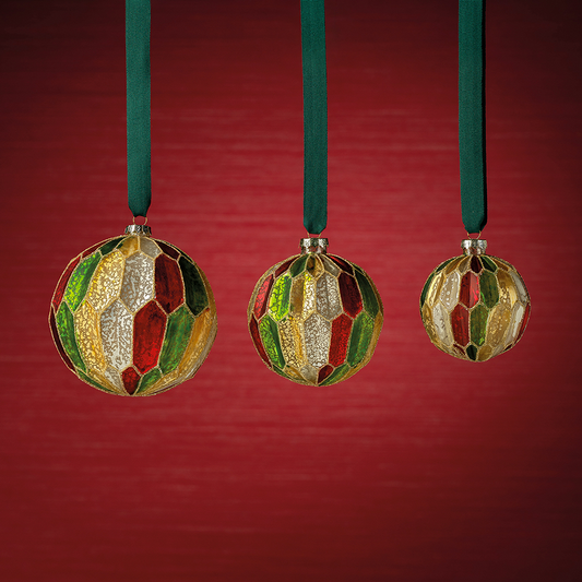 Multicolor Glass Ball Ornament - Ornaments by Carlyle Avenue
