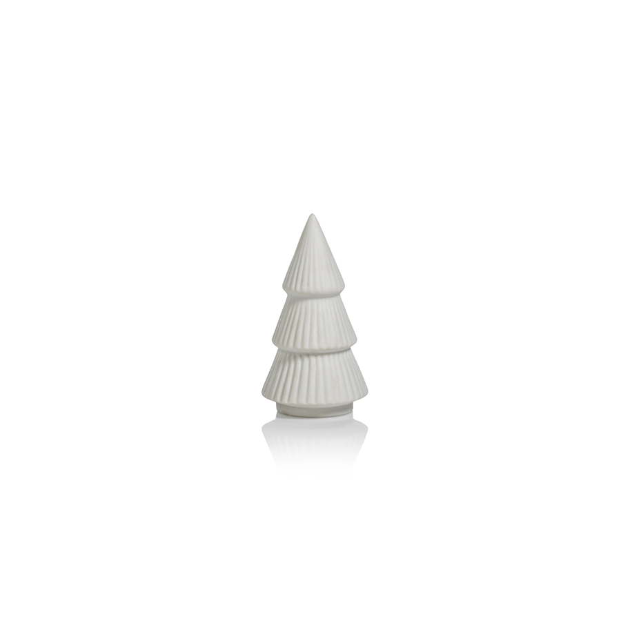 Ceramic Holiday Tree - Matte White - Christmas Trees by Carlyle Avenue