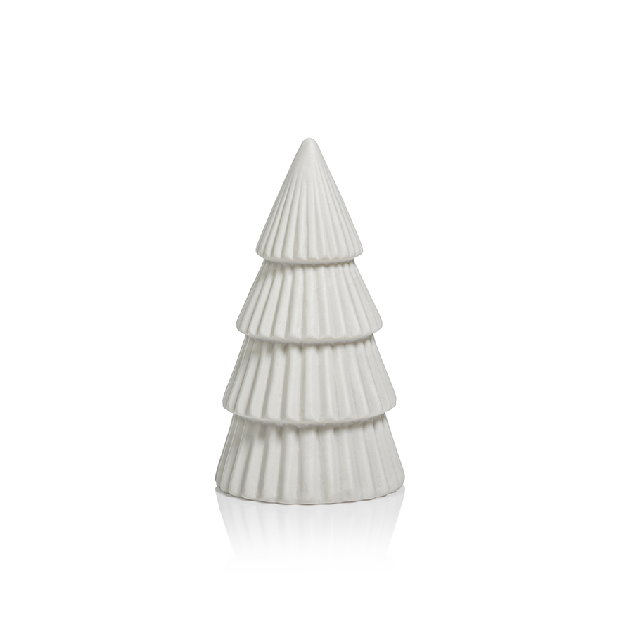 Ceramic Holiday Tree - Matte White - Christmas Trees by Carlyle Avenue