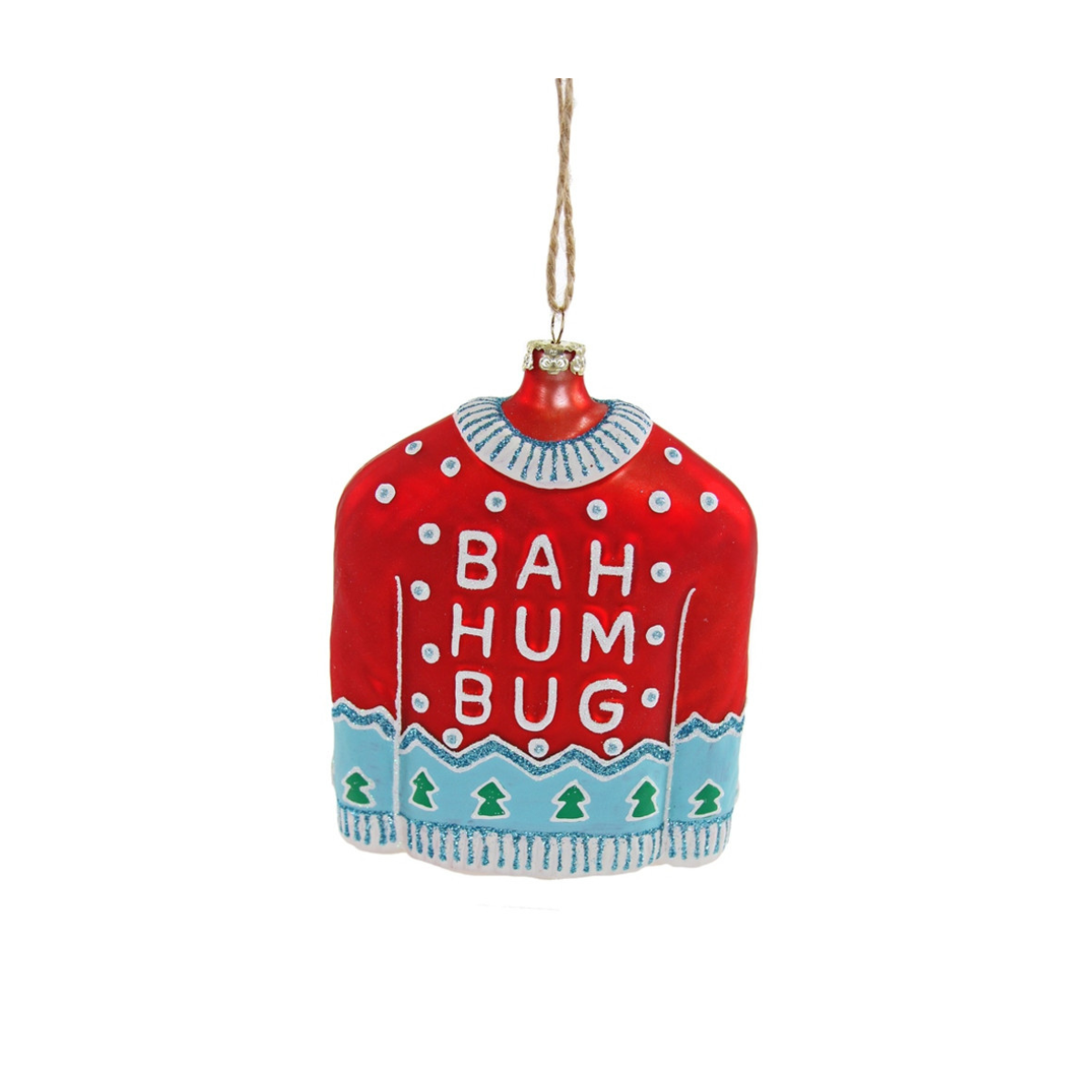 Humbug Sweater Ornament - Red
