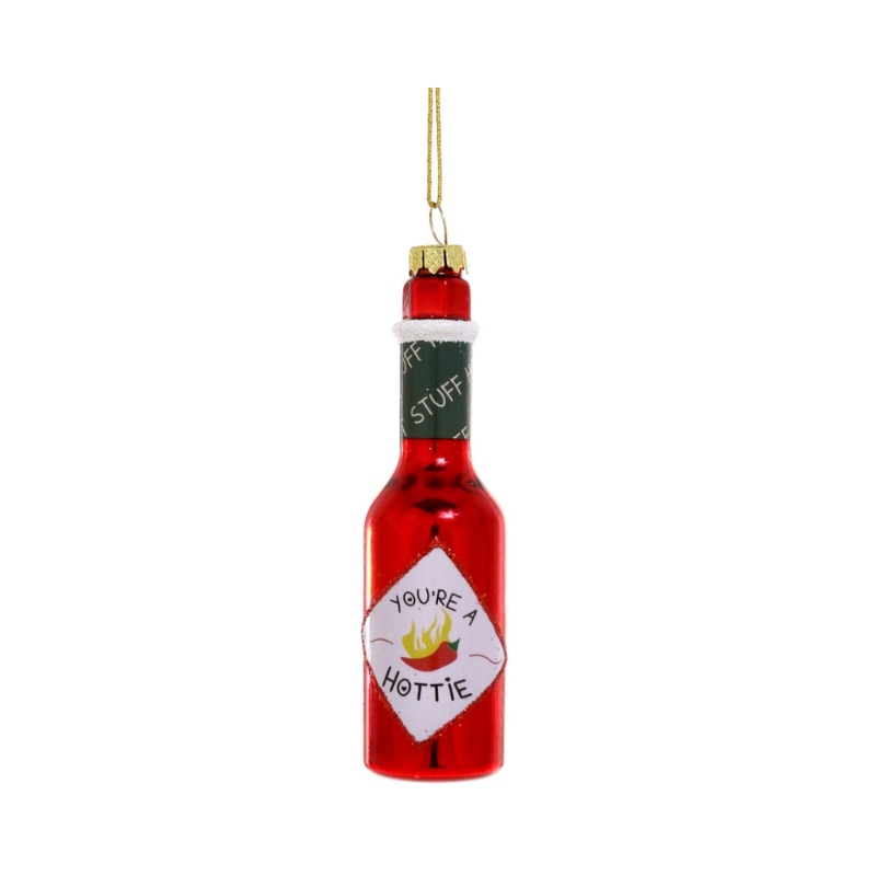 Hot Stuff Hot Sauce Ornament - Ornaments by Carlyle Avenue