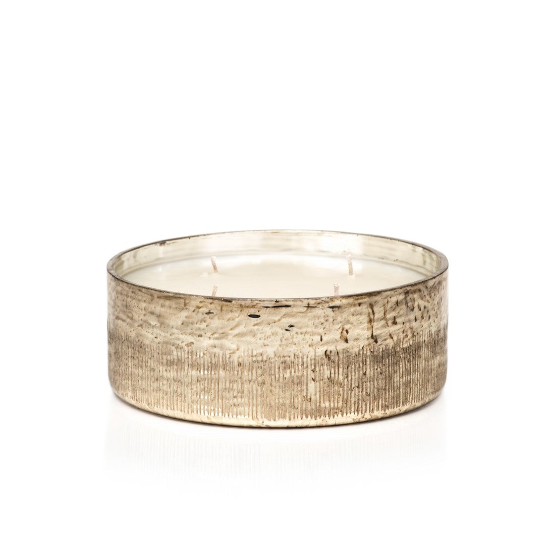 Siberian Fir Antique Gold Candle Jars - Candles by Carlyle Avenue