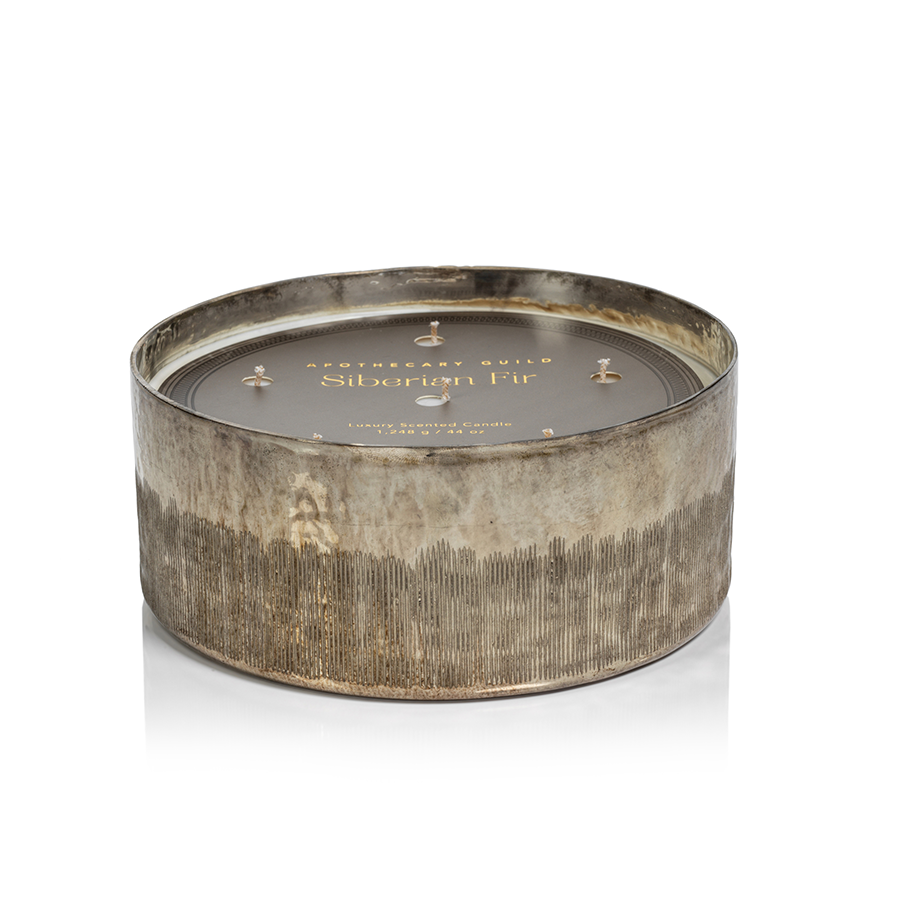 Siberian Fir Antique Candle - Silver - Candles by Carlyle Avenue