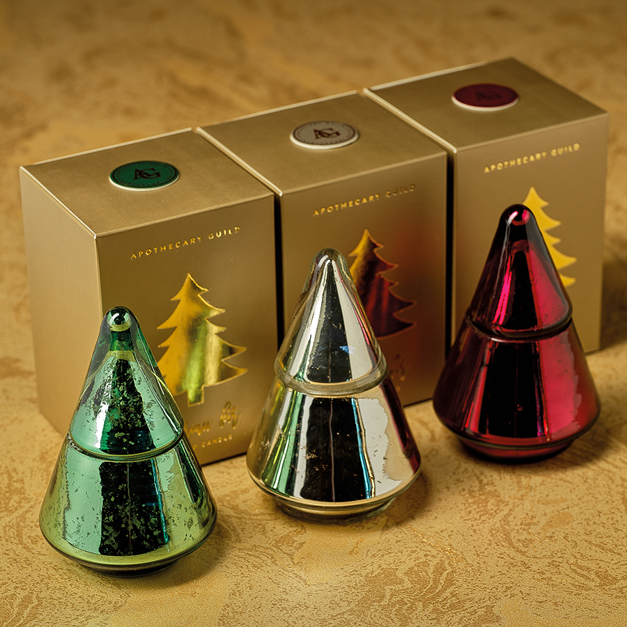 Siberian Fir Tree Candle w/Gift Box - Candles by Carlyle Avenue