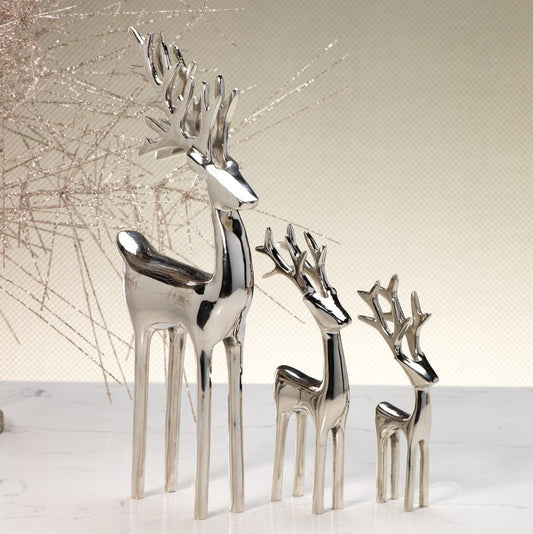Reindeer Decorative Figures - Christmas Decor by Carlyle Avenue
