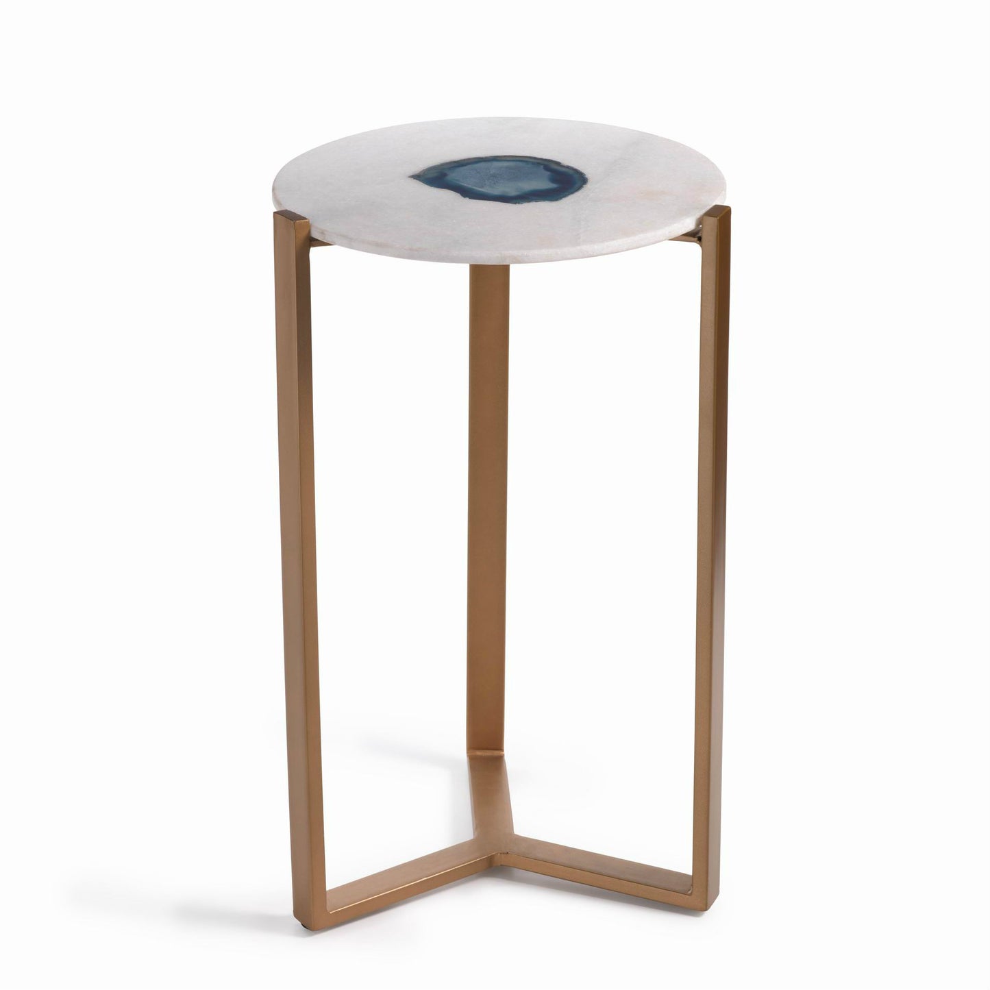 Caspian Agate and Marble Inlay Table - Furniture by Carlyle Avenue