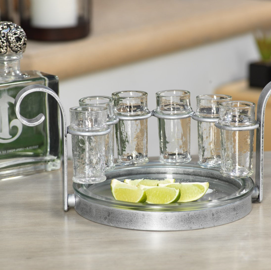 Cabo 6 Shot Set - Silver - Drinkware by Carlyle Avenue