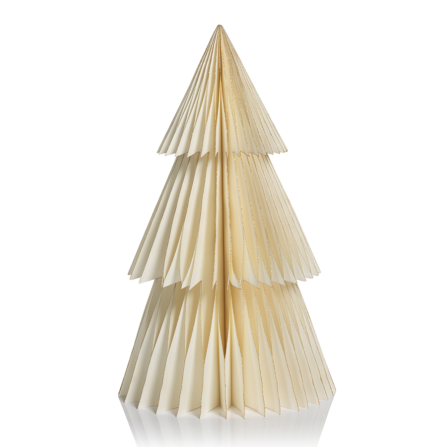 Wish Paper Decorative Tree & Ornaments - Ivory - Christmas Decor by Carlyle Avenue