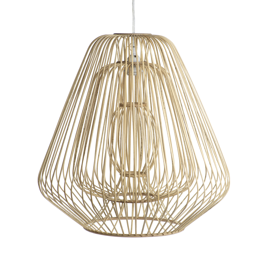 Bamboo & Rattan Layered Pendants - Lamps by Carlyle Avenue