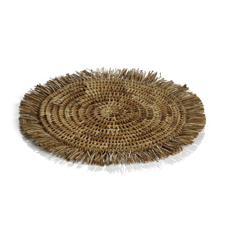 Tropical Pandan Fringed Placemat - placemats by Carlyle Avenue