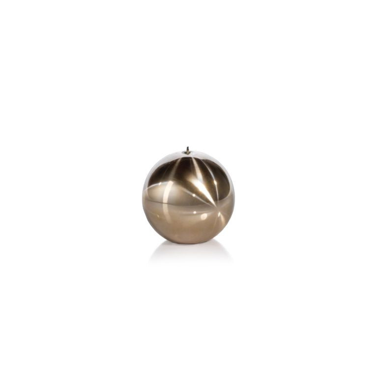 Titanium Ball Candle - Gold - Candles by Carlyle Avenue