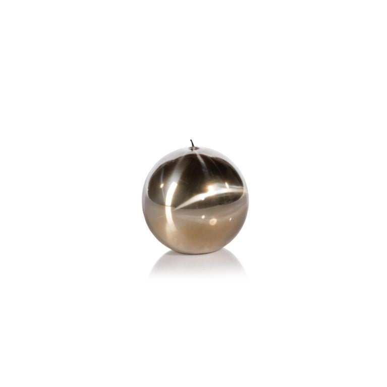 Titanium Ball Candle - Gold - Candles by Carlyle Avenue