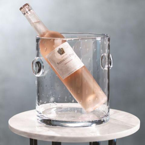 Lagoon Bubbled Ice Bucket - Ice Bucket by Carlyle Avenue