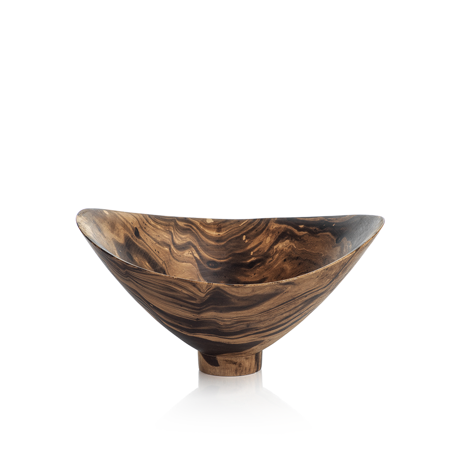 Mango Wood Marbelized Bowls - Decorative Accessories by Carlyle Avenue