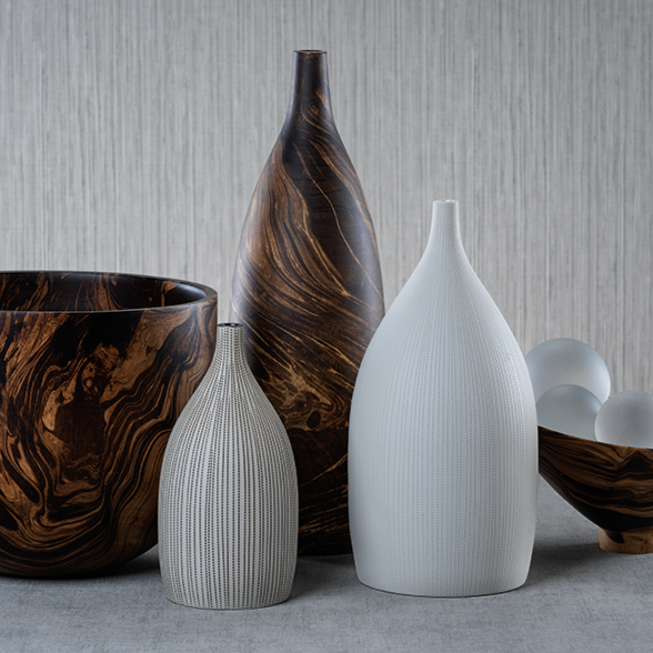 Nosara Porcelain Vase - Vases by Carlyle Avenue