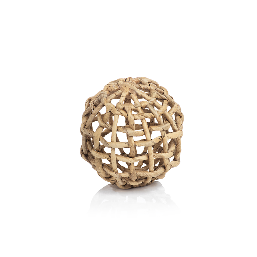 Water Hyacinth Twisted Fill Ball - Decorative Accessories by Carlyle Avenue