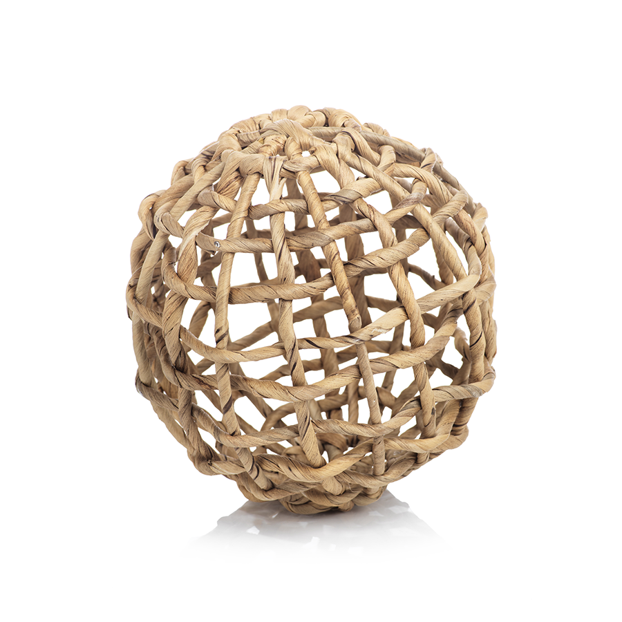 Water Hyacinth Twisted Fill Ball - Decorative Accessories by Carlyle Avenue