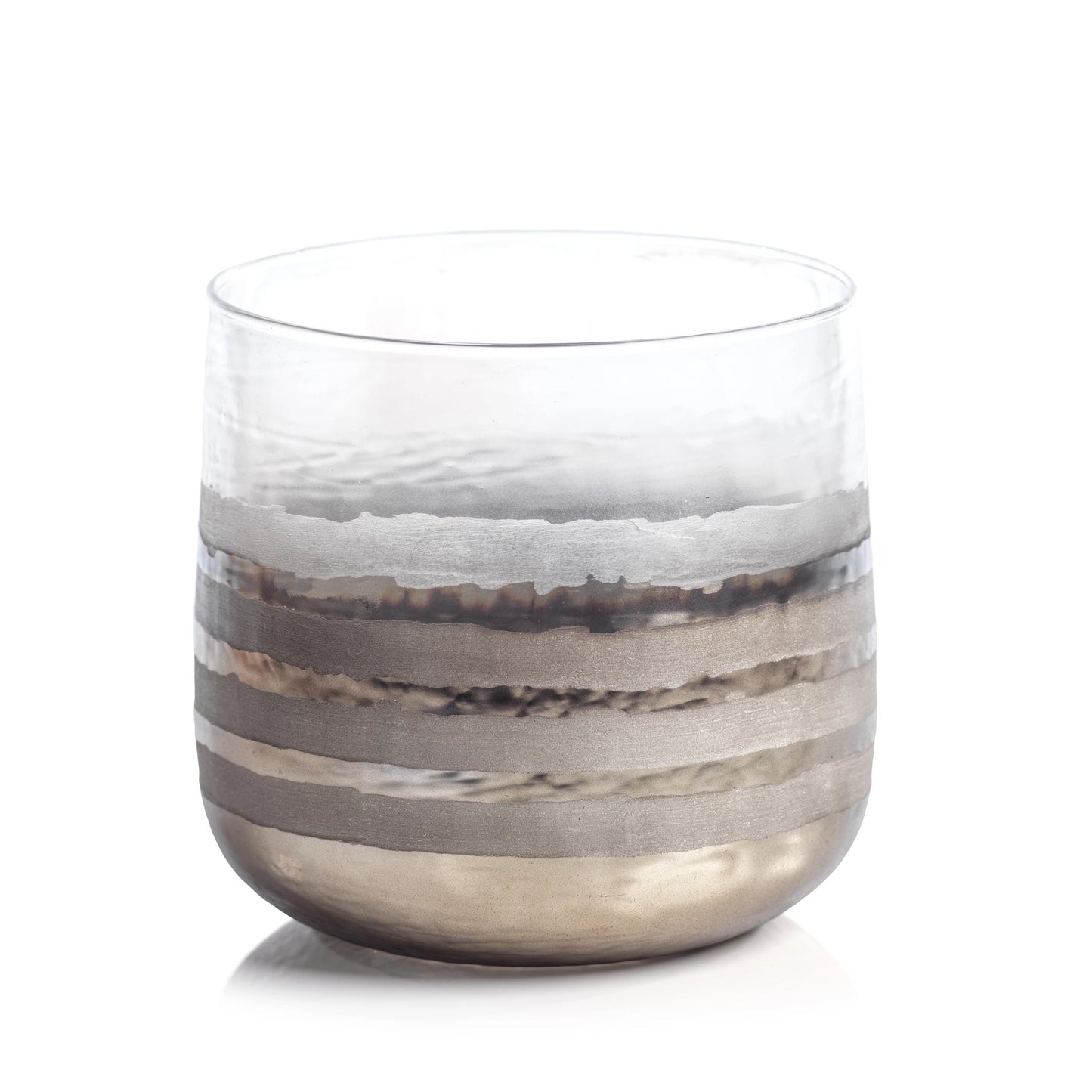 Smoke Votive Holder - Gold - Candle Holders by Carlyle Avenue