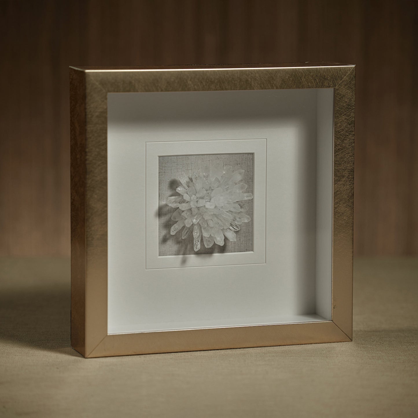 Gold Framed Clear Crystal - Decorative Accessories by Carlyle Avenue