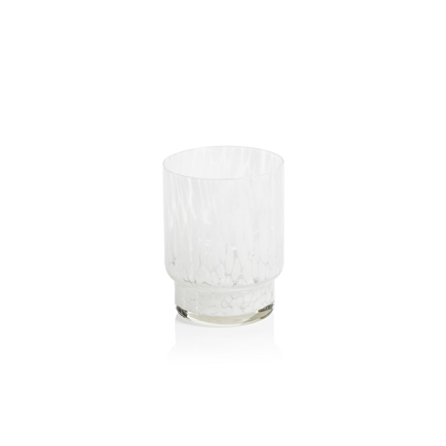 Amalfi Tortoise Glassware - White - Drinkware by Carlyle Avenue