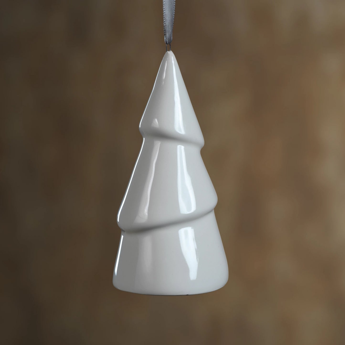 Ceramic White Tree Ornament - Set of 4 - Ornaments by Carlyle Avenue