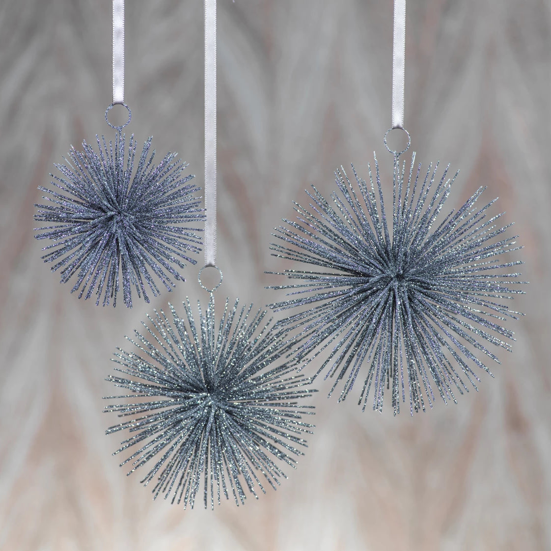 Wire Star Burst Ornament - Silver - Ornaments by Carlyle Avenue