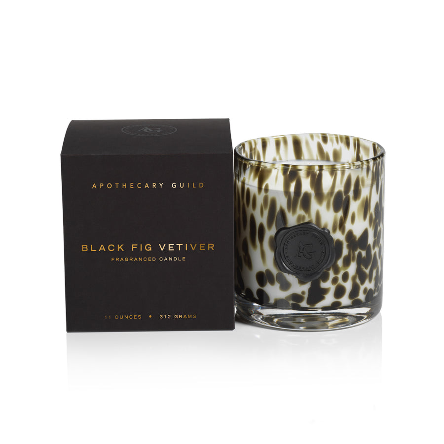 AG Opal Glass Candle - Black - Candles by Carlyle Avenue