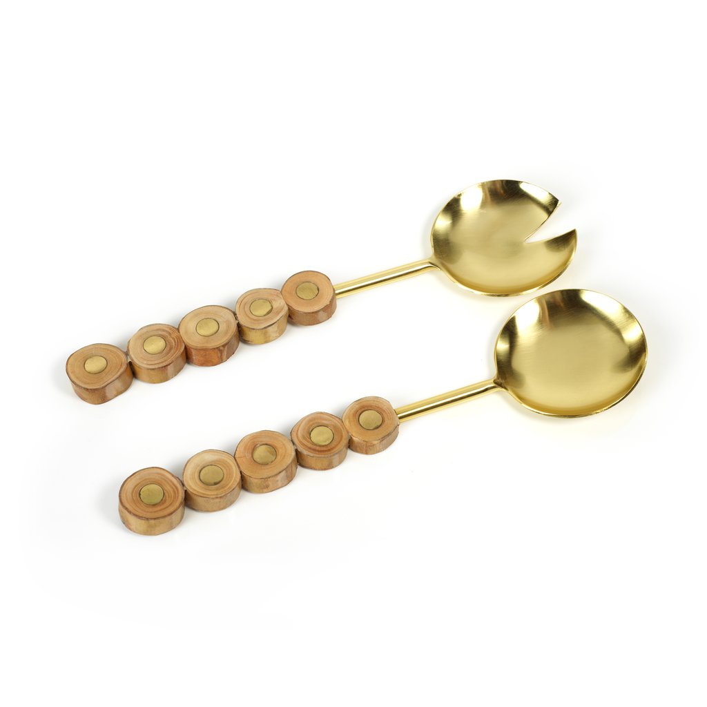 South Bay Metal and Wood Server Set - Tableware by Carlyle Avenue