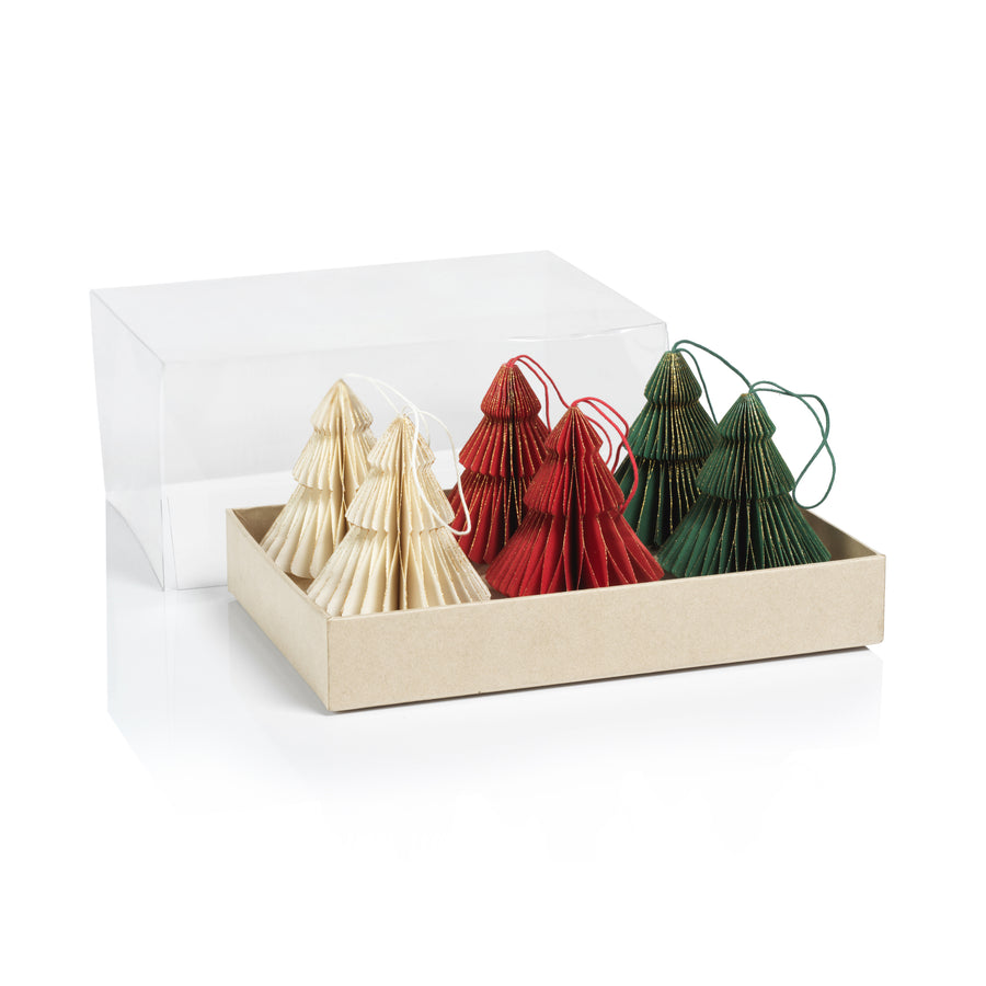 Assorted Wish Paper Tree Ornaments - Holiday Ornaments by Carlyle Avenue