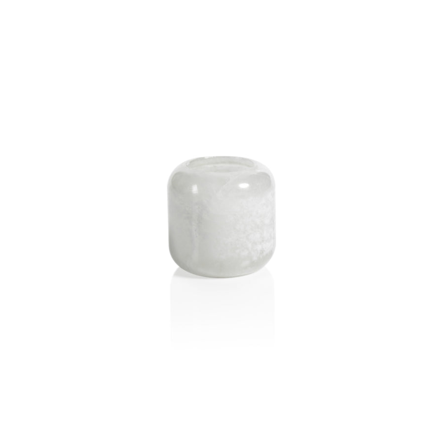 Teran Polished Alabaster Stone Candle Holder / Vase - Candle Holders by Carlyle Avenue