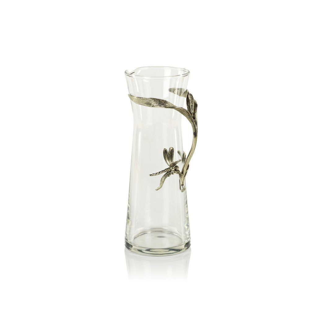 Dragonfly Pewter & Glass Pitcher - Drinkware by Carlyle Avenue