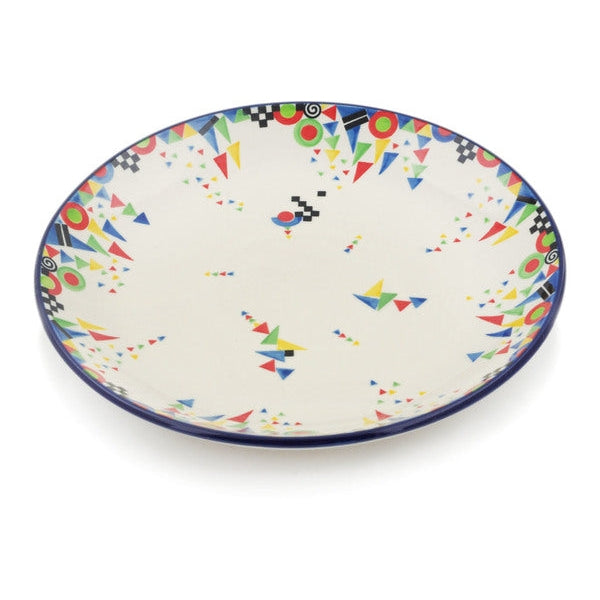 Triangles, Circles & Squares UNIKAT Dinner Plate - 10½" - Dinnerware by Carlyle Avenue