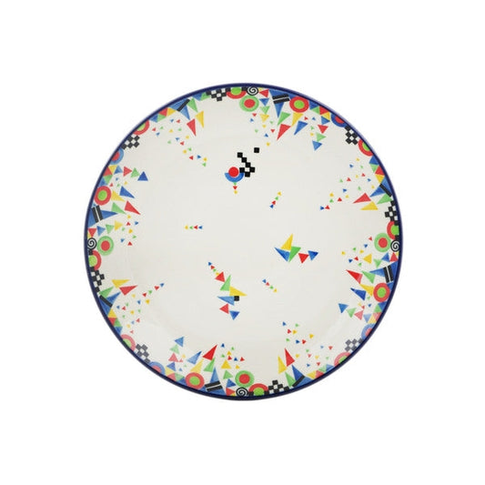 Triangles, Circles & Squares UNIKAT Dinner Plate - 10½" - Dinnerware by Carlyle Avenue