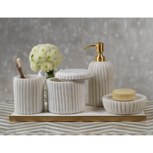 Marmo Marble Vanity Set - Decorative Accessories by Carlyle Avenue