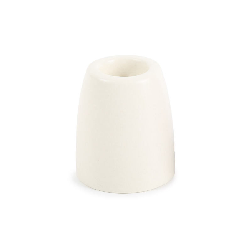 Petite Ceramic Taper Holders - Matte White - Taper Holder by Carlyle Avenue