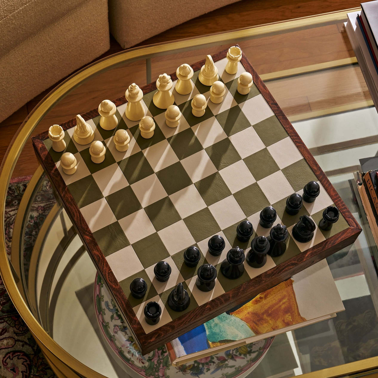 alt_tag: Elegant chess board from Elevated Games collection, beautifully crafted for timeless gameplay and display.