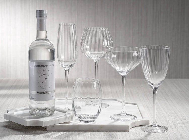 clear glassware set