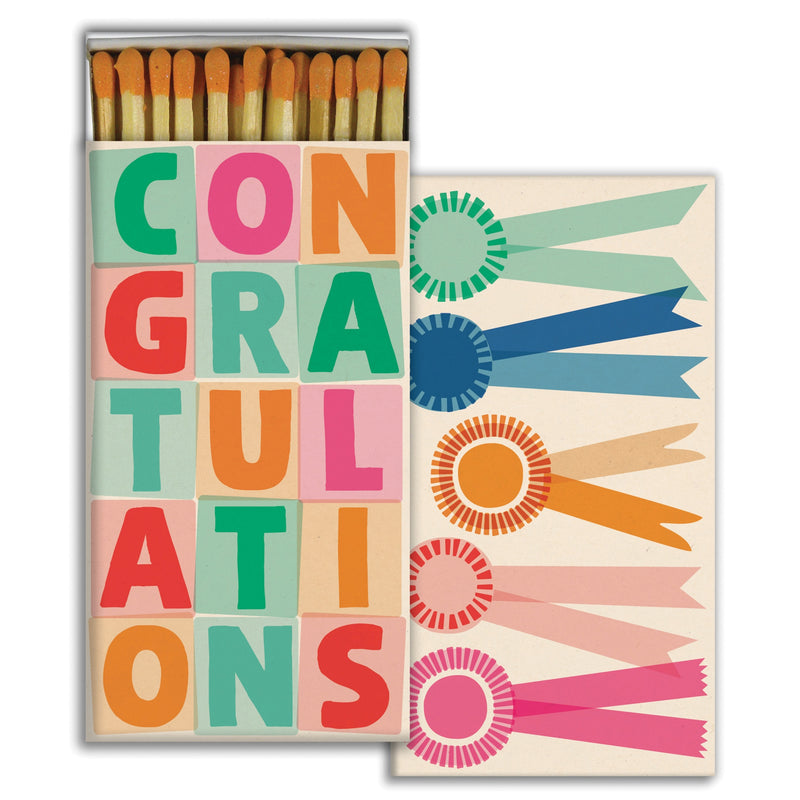 Matches - Congratulations - Matches by Carlyle Avenue
