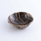 Mexican Onyx/Calcite Bowl OOAK featuring beautiful natural patterns and unique design.