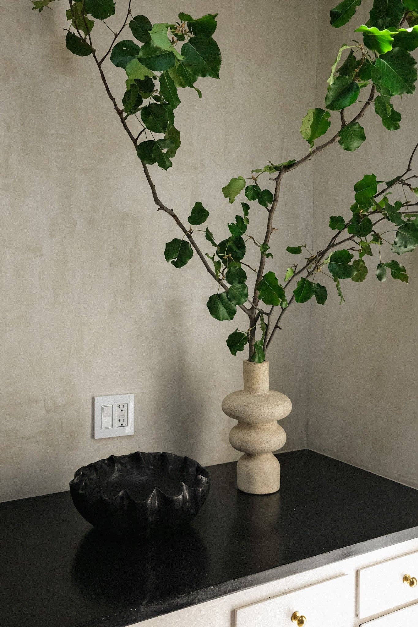 Ulun Vessel Cream - Vases by Carlyle Avenue