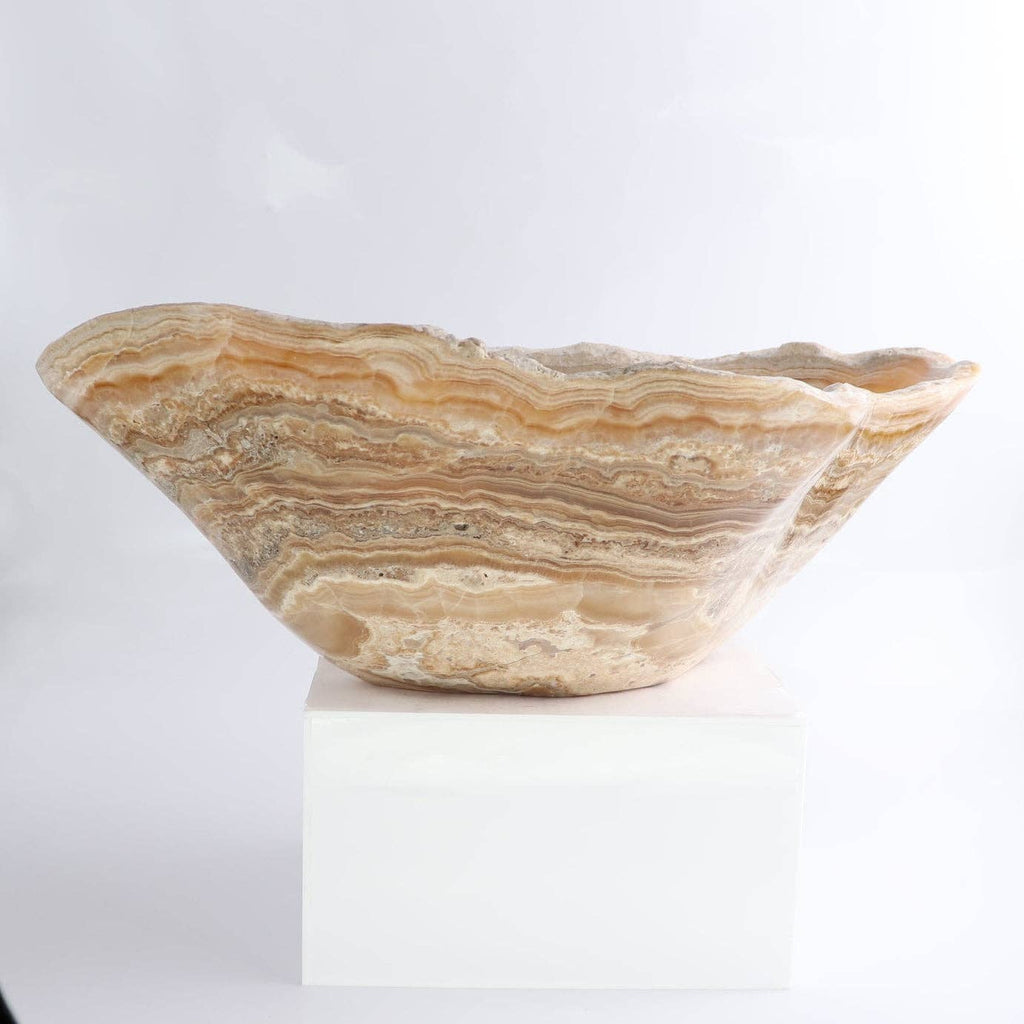 Mexican Onyx/Calcite Bowl 16"