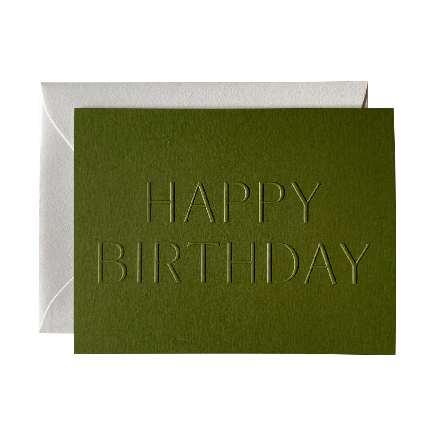 Happy Birthday No. 10: Pistachio / Single Card -  by Carlyle Avenue