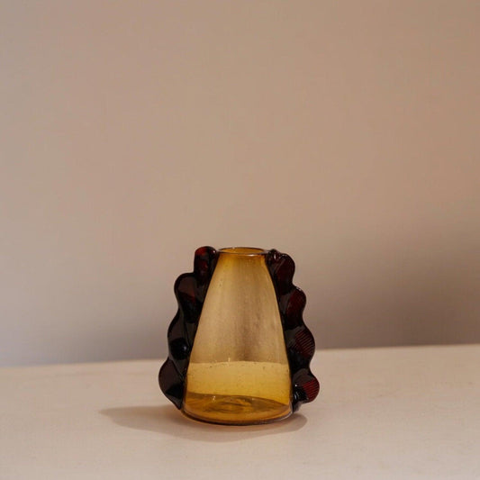 Betta Glass Vase - Amber
