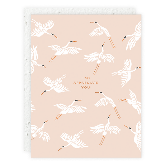 I So Appreciate You - Thank You Card -  by Carlyle Avenue