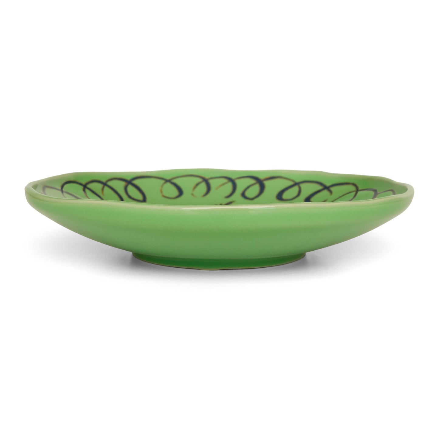 Amalfi Dessert Plate Green - 9.1" Diameter