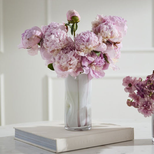 Pink Stripe Vase - Vasesa by Carlyle Avenue