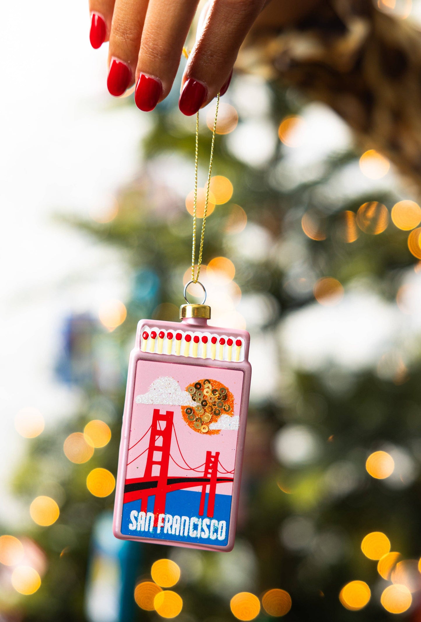 Matchbook Ornament - San Francisco