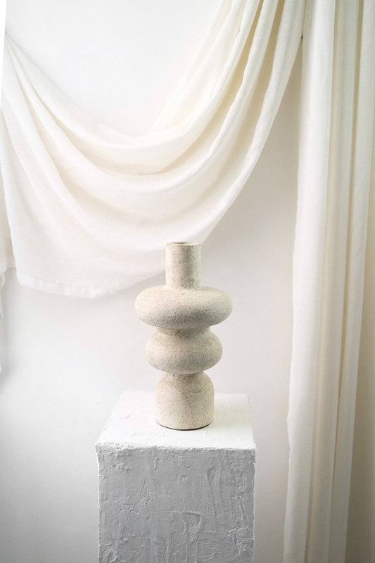 Ulun Vessel Cream - Vases by Carlyle Avenue