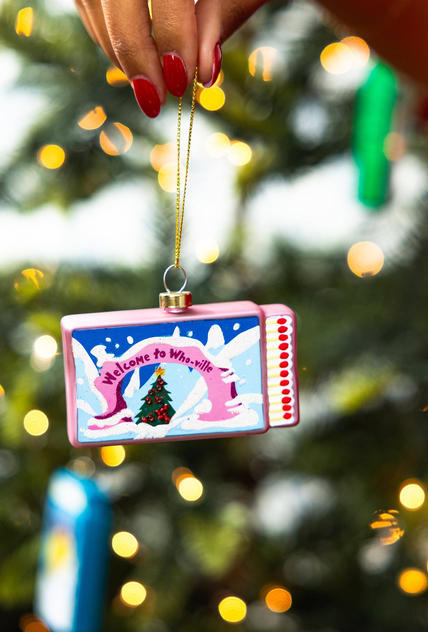 Matchbook Ornament - Whoville